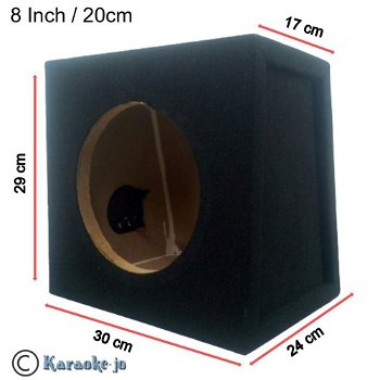 Subwoofer behuizing MDF 8 Inch 20 Cm - 0