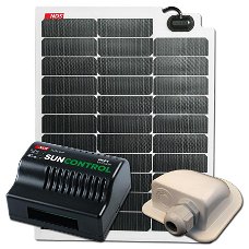 NDS SOLARFLEX EVO 50W Flexibel Zonnepaneel SET+SC300M op=op