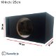 Subwoofer behuizing met brede poort 10 inch 25cm - 0 - Thumbnail