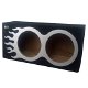 Subwoofer Kist 2 x 10 Inch 25cm met aluminium design - 1 - Thumbnail