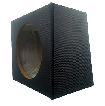 Subwoofer kist MDF 12 inch 30 Cm 27 Liter Carbon Look - 4