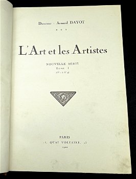 L'Art et les Artistes 1920 Tome I No. 1 à 9 - Kunst - 2