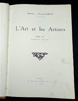 L'Art et les Artistes 1913 Tome XVI - Kunst oa Edgar Chahine - 2