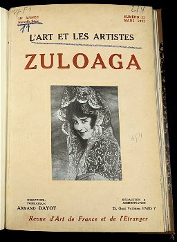 L'Art et les Artistes 1925 Tome XI - Kunst Ignacio Zuloaga - 0