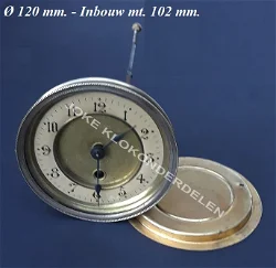 = Pendule uurwerk = oud =43587