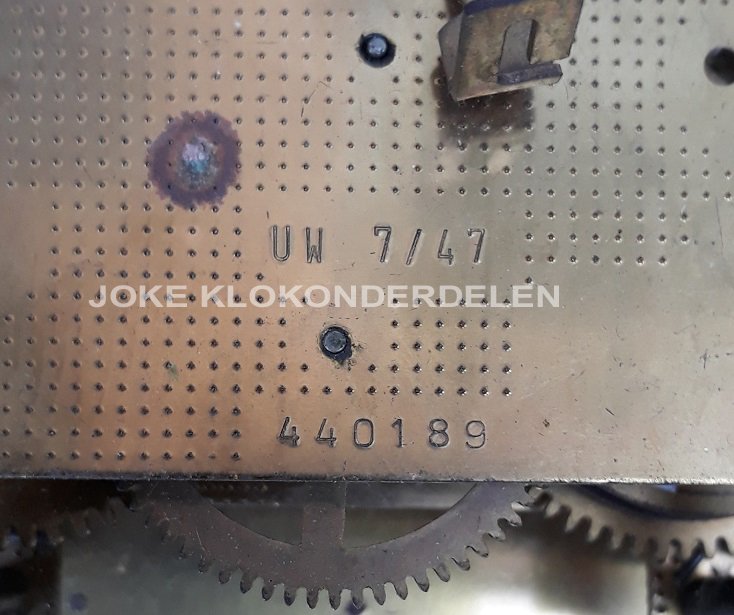 = Uurwerk = Warmink UW 7/47 =43586 - Afbeelding 5