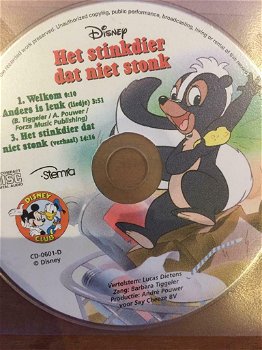 Walt Disney Boekenclub – Het Stinkdier Dat Niet Stonk (CD) Luisterboek - 0