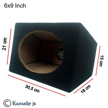 IBIZA 4-weg 6x9 Inch Speakers in MDF behuizing - 1