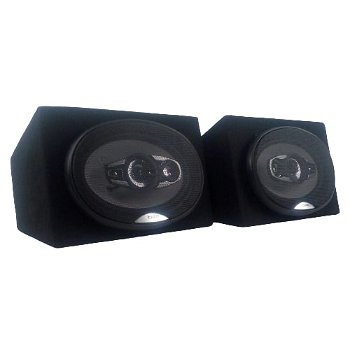 IBIZA 4-weg 6x9 Inch Speakers in MDF behuizing - 3