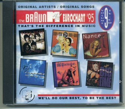 The Braun MTV Eurochart '95 vol 9 cd 1995 21 nrs ZGAN - 0