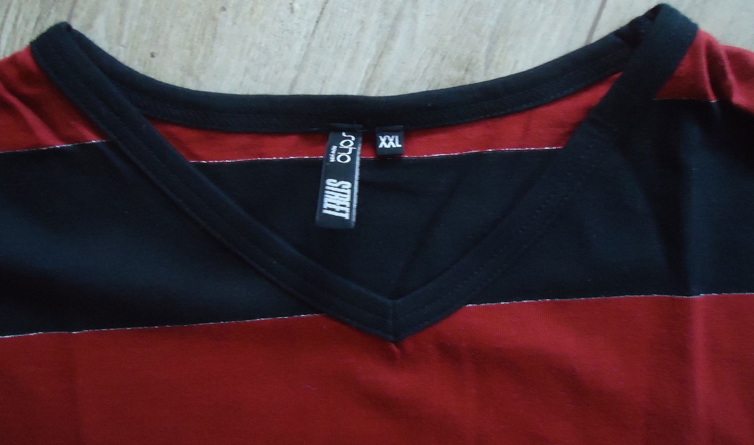 Nieuwe gestreepte longsleeve van Soho New York (maat: XXL). - Afbeelding 2