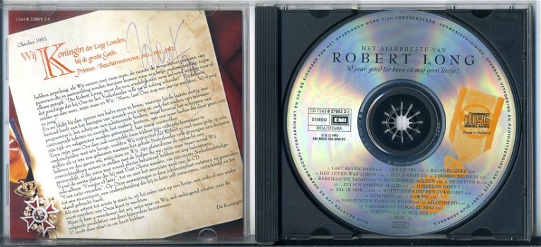 Robert Long Het allerbeste van Robert Long 21 nrs cd ZGAN - 2