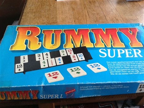 Rummy Super L met extra grote stenen - 27 x 40 mm. - 0