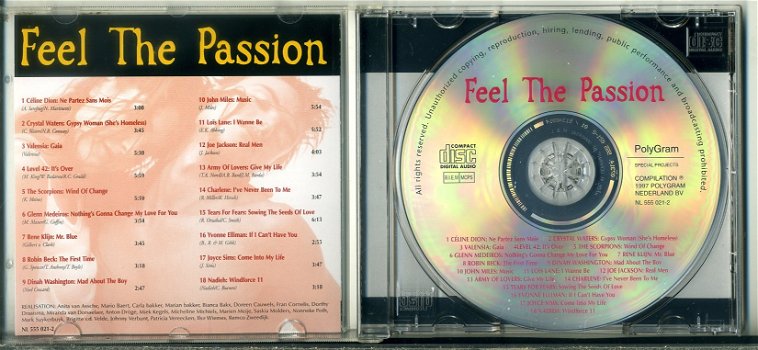 Feel The Passion 18 nrs CD 1997 ZGAN - 2