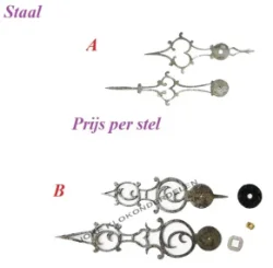 = Comtoise wijzers = Staal =42371