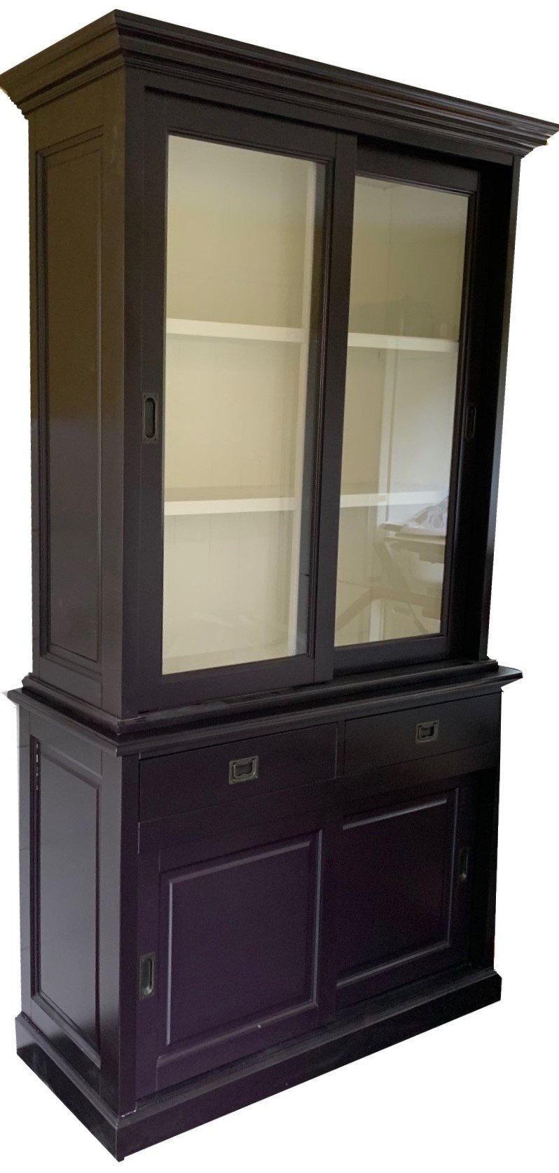Buffetkast Ermelo paars - wit 120 x 50/40 x 220cm - nr. 1