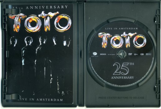 TOTO 25TH Anniversary Live in Amsterdam 15 nrs dvd 2003 ZGAN - 2