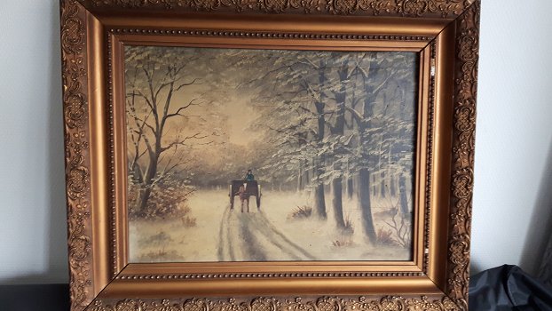 Schilderijen op hout geschilderd - 1