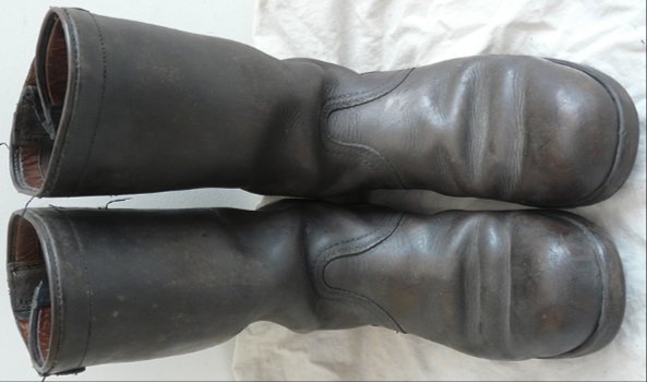 Schoenen, Laarzen, Gevechts, Marschstiefel / Knobelbecher, Bundeswehr, maat: 42, 1963.(Nr.1) - 2