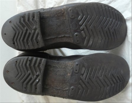 Schoenen, Laarzen, Gevechts, Marschstiefel / Knobelbecher, Bundeswehr, maat: 42, 1963.(Nr.1) - 5