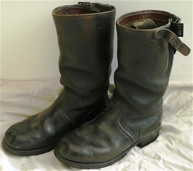 Schoenen, Laarzen, Gevechts, Marschstiefel / Knobelbecher, Bundeswehr, maat: 41, 1965.(Nr.2) - 1