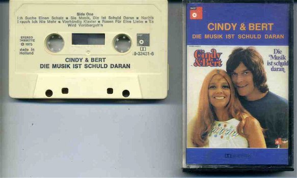 Cindy & Bert Die Musik ist Schuld Daran 12 nrs cassette 1975 - 0