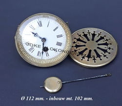 = Pendule uurwerk = oud =43596