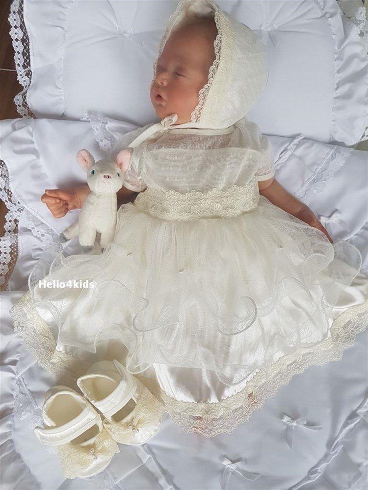 doop jurkje bruidsmeisje doopkleedje baby feestjurkje 51 - Afbeelding 7