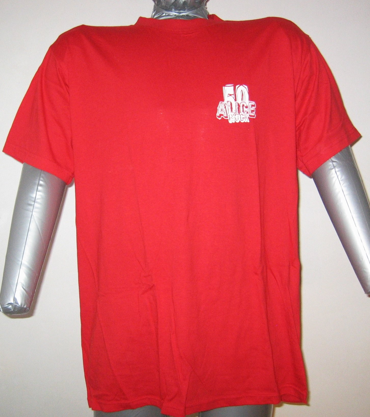 Rood T-shirt - Medium - 50 Alice Rock - Security - B&C - nr. 1