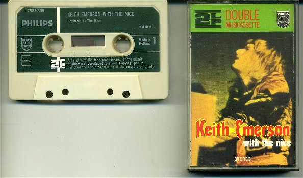 Keith Emerson With The Nice 13 nrs cassette 1972 ZGAN - 0