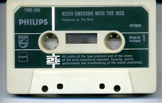 Keith Emerson With The Nice 13 nrs cassette 1972 ZGAN - 3