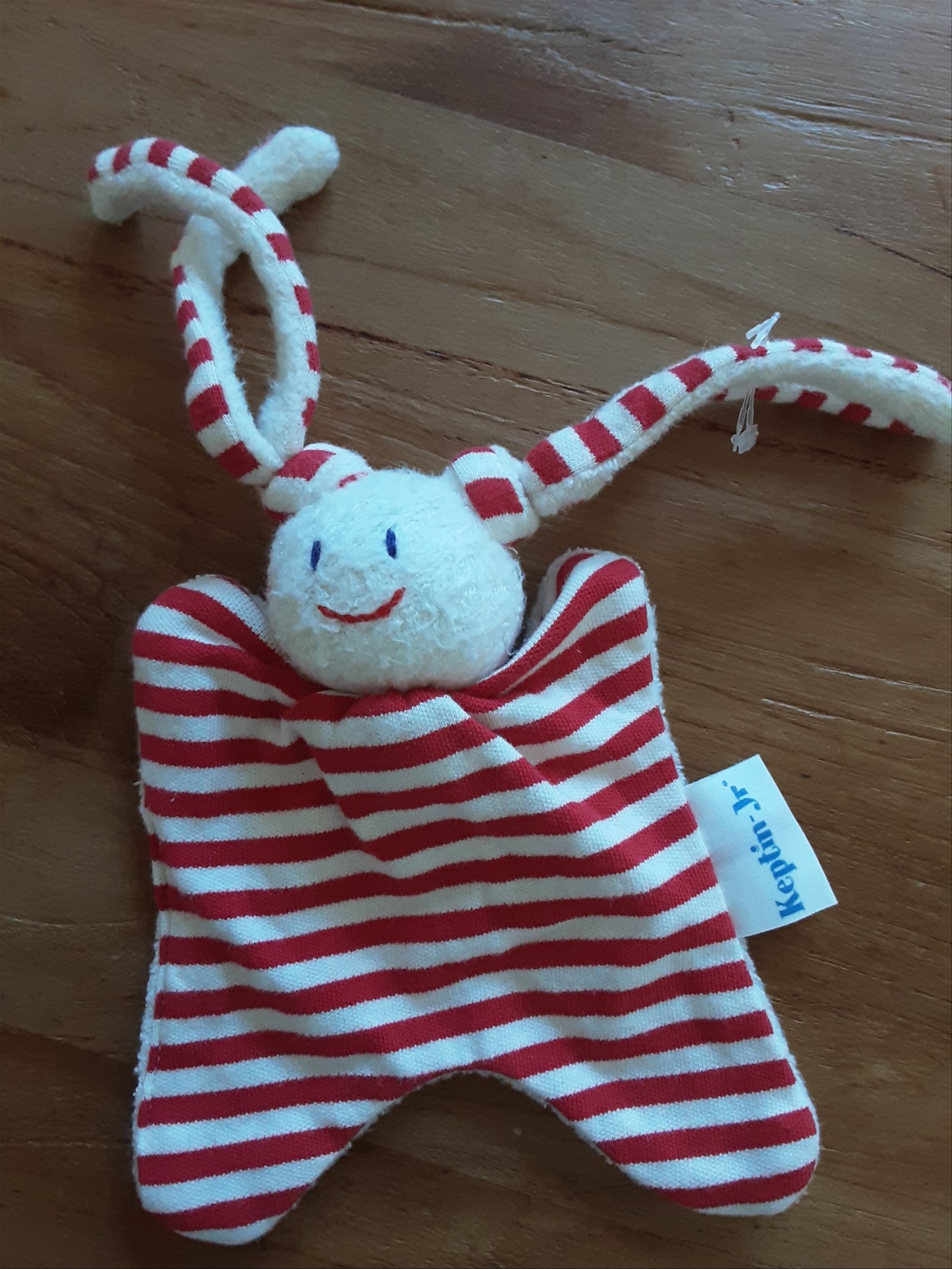 1640 Keptinjr Grijptouwtje knuffel 15cm - nr. 1