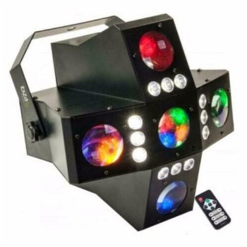 IBIZA CROSS-GOBOFX 2-in-1 LED Gobo, Strobe lichteffect - 0