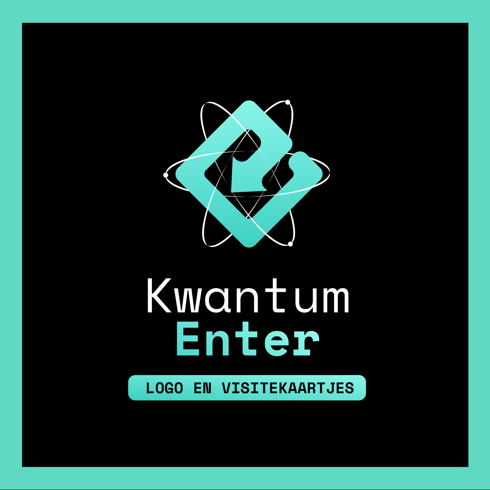 Professioneel LOGO ontwerp en VISITEKAARTJES / Kwantum Enter / (vanaf 49€) - nr. 1
