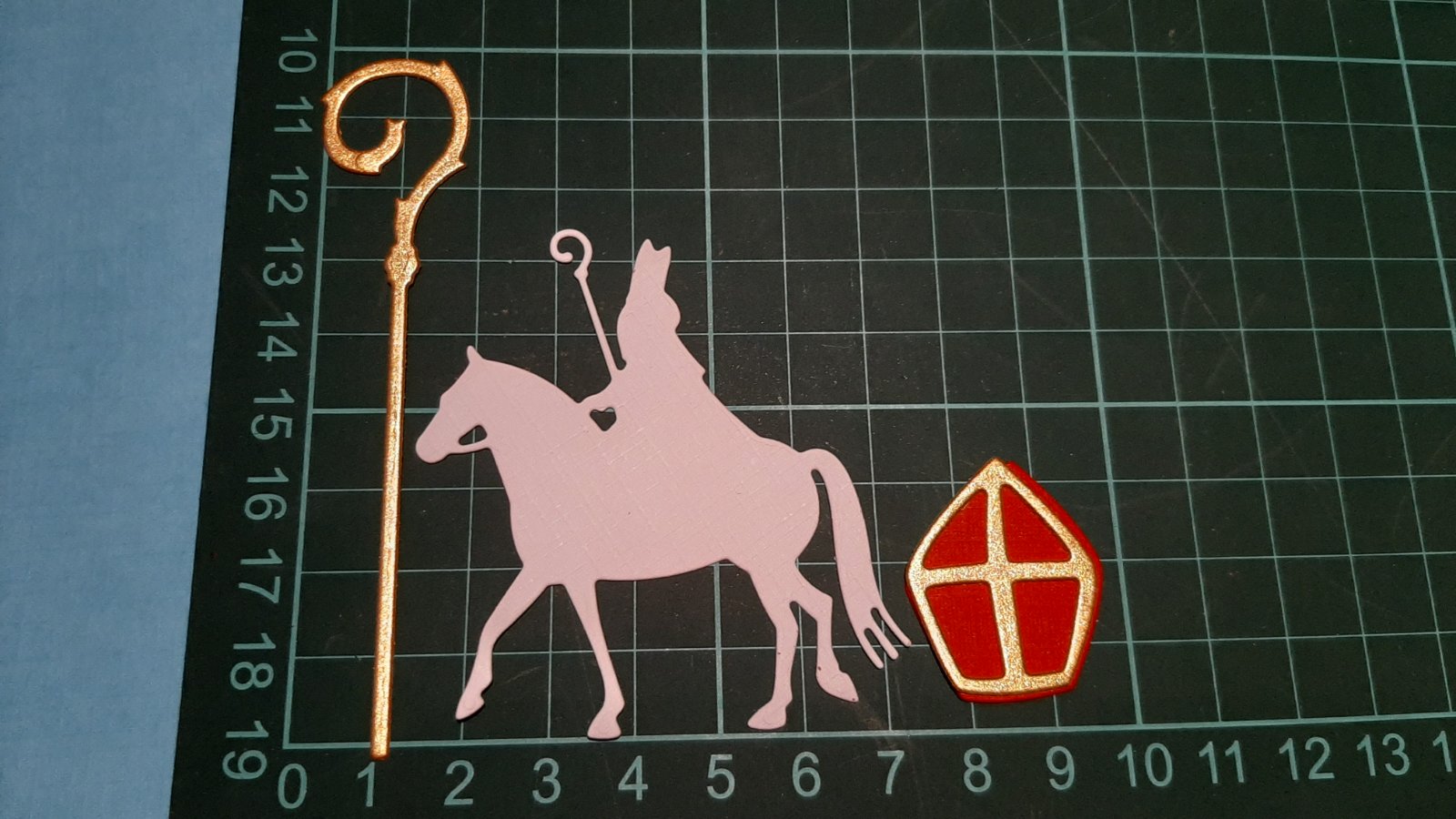Sinterklaas en Piet stans setje - nr. 1