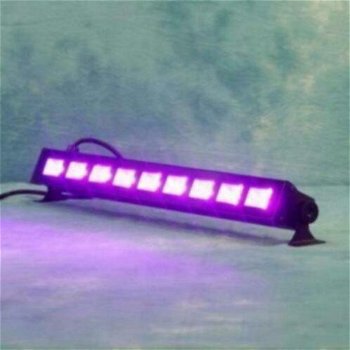 UV Blacklight 9 x 1 Watt LED Grote lichtopbrengst (1288-B) - 0