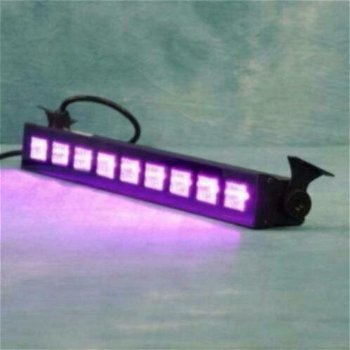 UV Blacklight 9 x 1 Watt LED Grote lichtopbrengst (1288-B) - 2