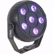 PARTY-PAR6 Led Par 6 x 1,5Watt RGB (1467P-B)