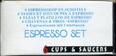 Espresso set 6 trendy espresso kop & schotel 3 Colours NIEUW - 3 - Thumbnail