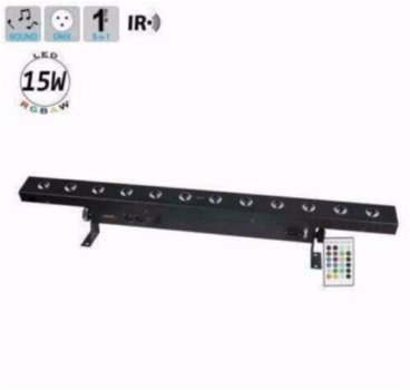 Led bar met 12x 15W RGBAW LED's 5 in 1 - 0