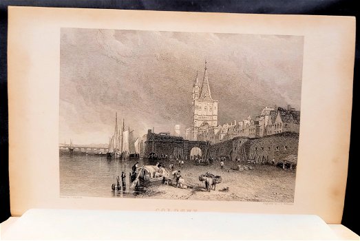 Leitch 1833 Traveling sketches on the Rhine Belgium Holland - 4