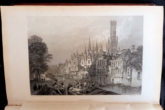 Leitch 1833 Traveling sketches on the Rhine Belgium Holland - 5