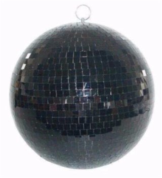 Zwarte Spiegelbol 50 Cm (327B) - 0