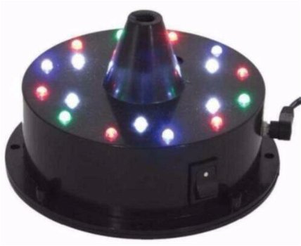 Disco spiegel bol 20 cm met led motor (220B). - 2