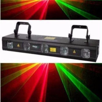 5-lens rgbgp laser met dmx 560mwatt (1167-b) - 0