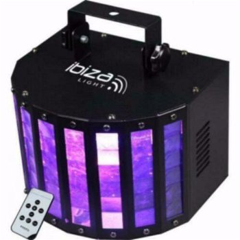 BUTTERFLY-RC 6 Kleurig LED effect met Afst.Bediening - 0