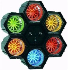 Looplicht met 6 kleurige LED lamp (014)