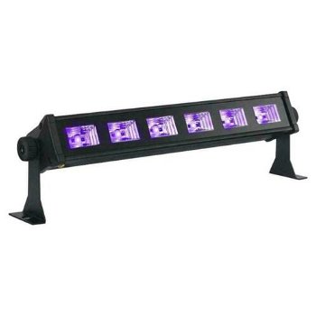 IBIZA LED-UVBAR6 UV-blacklight led balk 6 x 3 Watt - 0