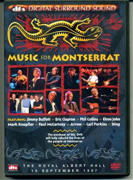 Music For Montserrat 19 nrs dvd 1997 ZGAN - 0