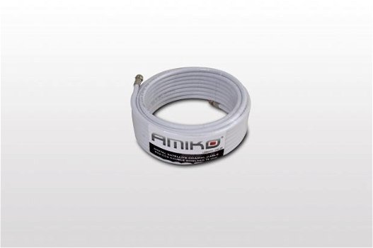 AMIKO DUAL-SHIELDED SATELLIET COAX KABEL (10 METER) - 0